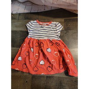 Gymboree Youth striped strawberry dress